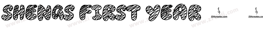 shengs first year字体转换